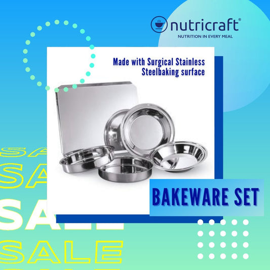 5-pc Bakeware Set- Round (pies, cake & cookie sheet)