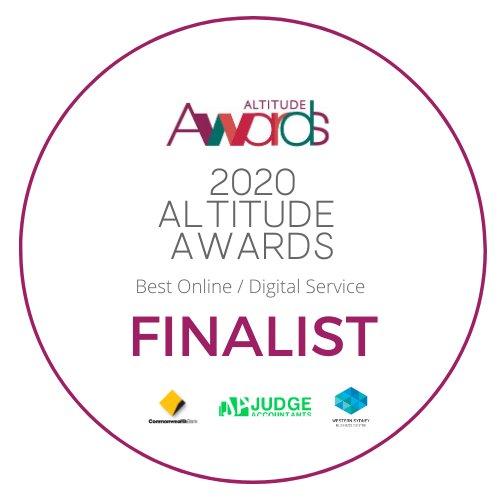 BEST ONLINE / DIGITAL SERVICE FINALIST - 2020 ALTITUDE AWARDS