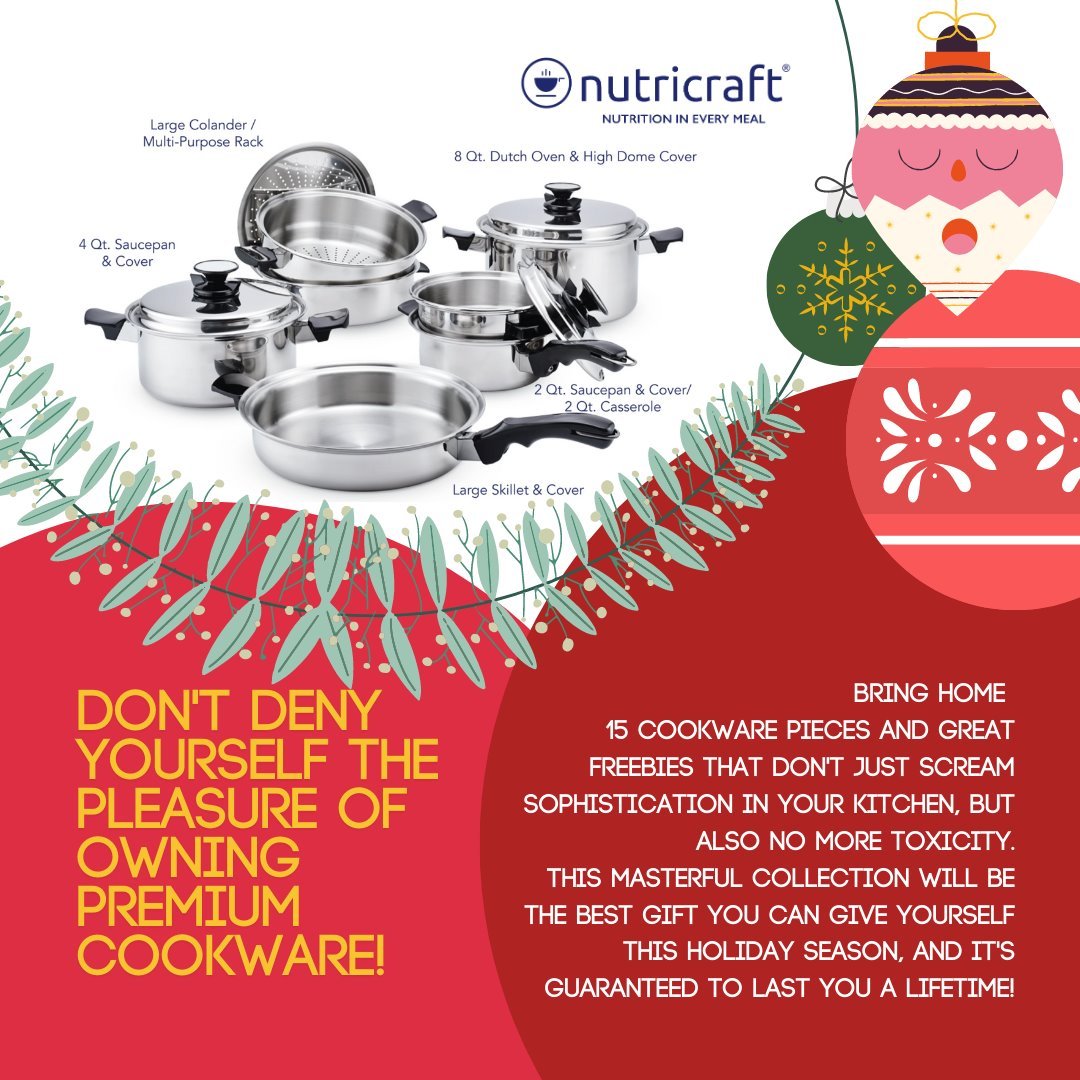 Don't deny yourself the pleasure of owning premium cookware!