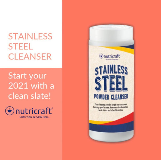 Nutricraft Stainless Steel Cleaner 12oz. Made in USA