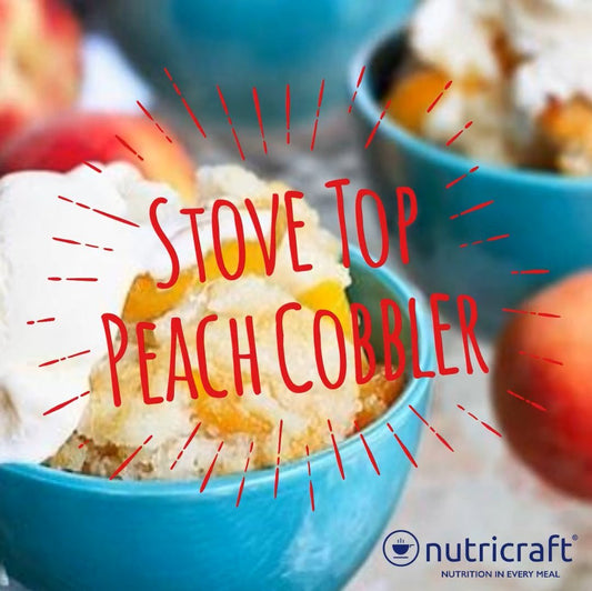 Stove Top Peach Cobbler